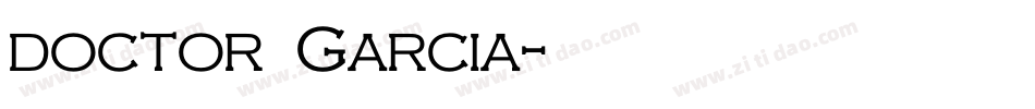 doctor Garcia字体转换